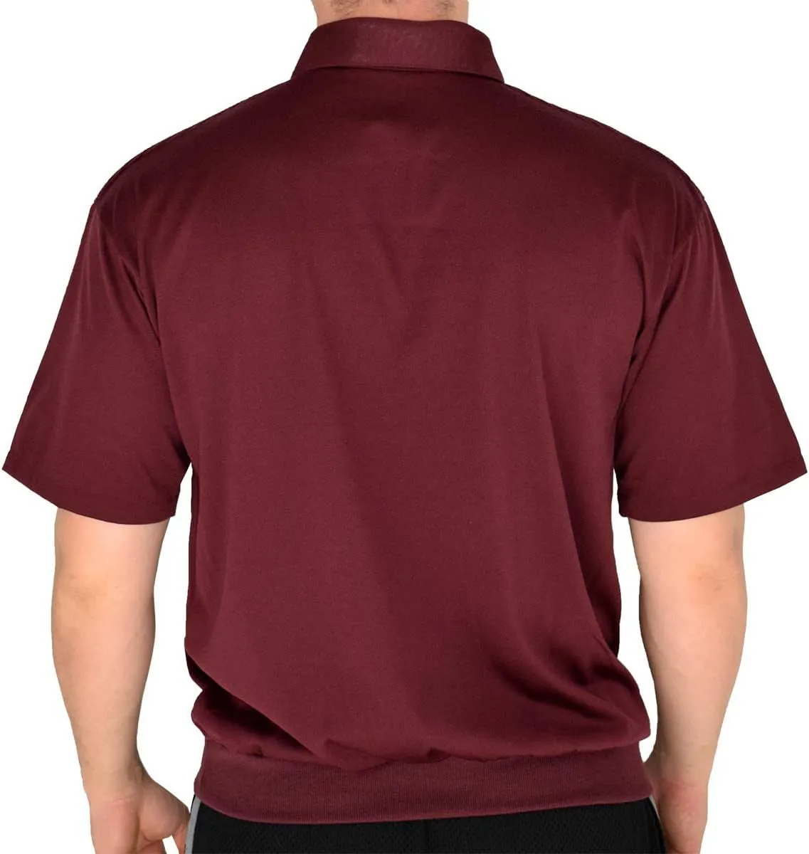 2 Pocket Solid Banded Bottom Polo Shirt