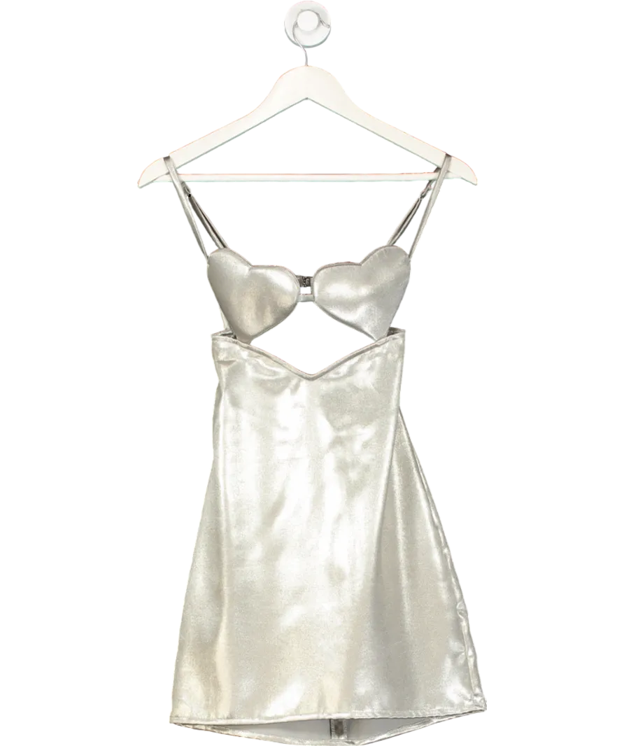 Amor Mia Metallic Heartbreaker Dress UK M