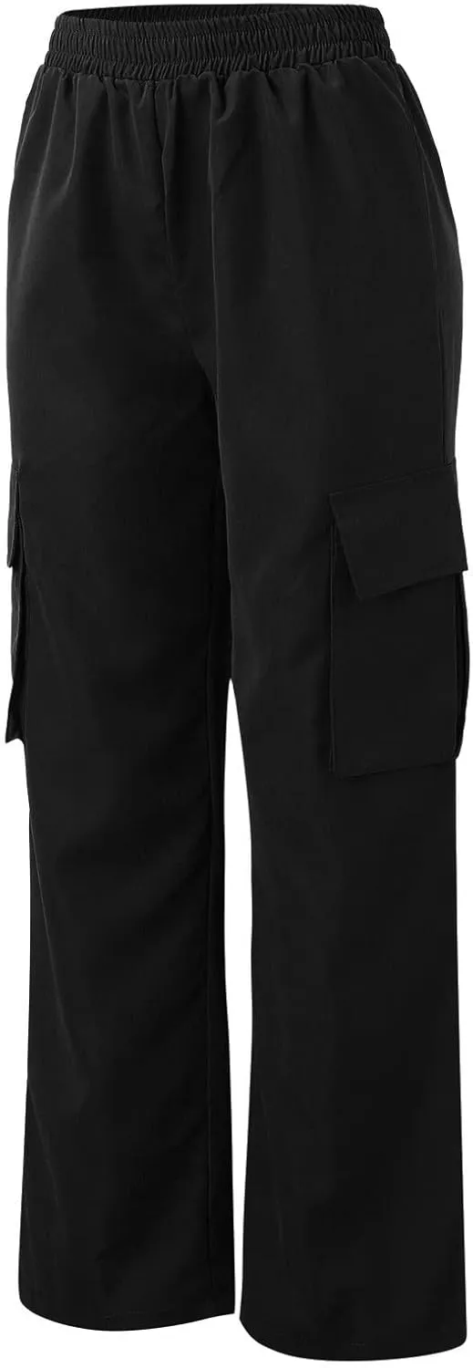 Baggy Cargo Pants Women Y2K High Waist Pants for Women Loose Jogger Hip Hop Sweatpants Casual Trousers with Pockets