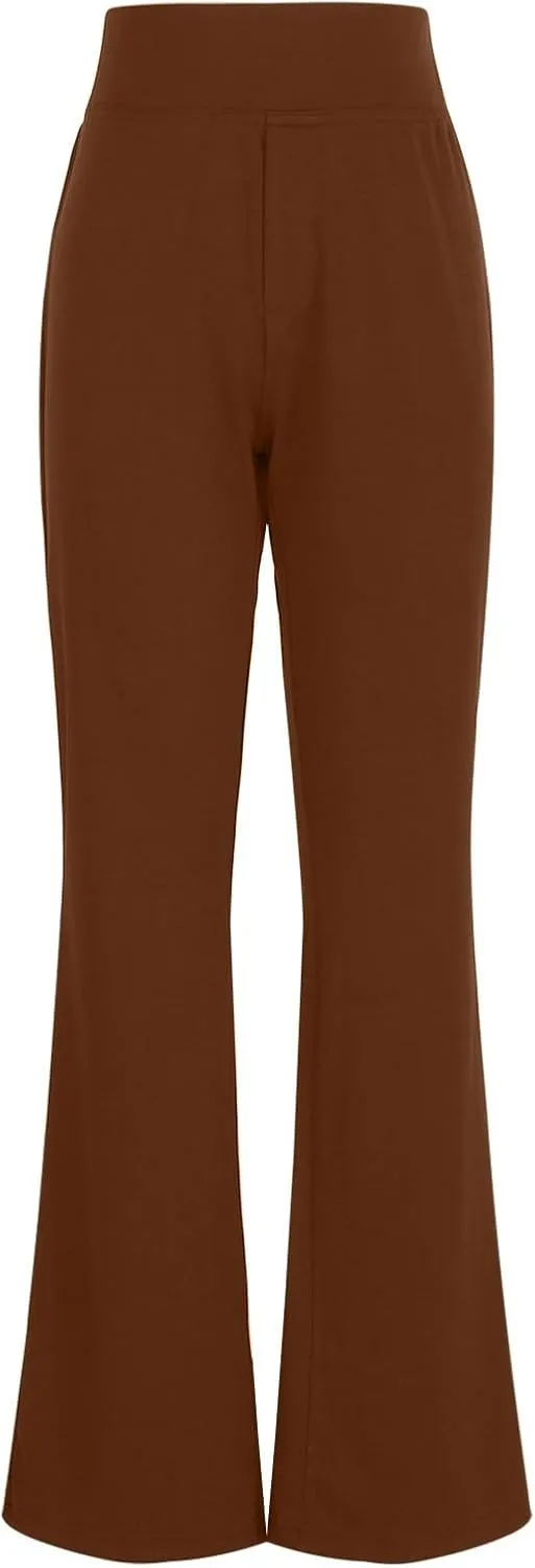 Bootcut Dress Pants for Women High Waisted Business Trousers Casual Work Pant Pull On Office Slacks with Pockets 2025