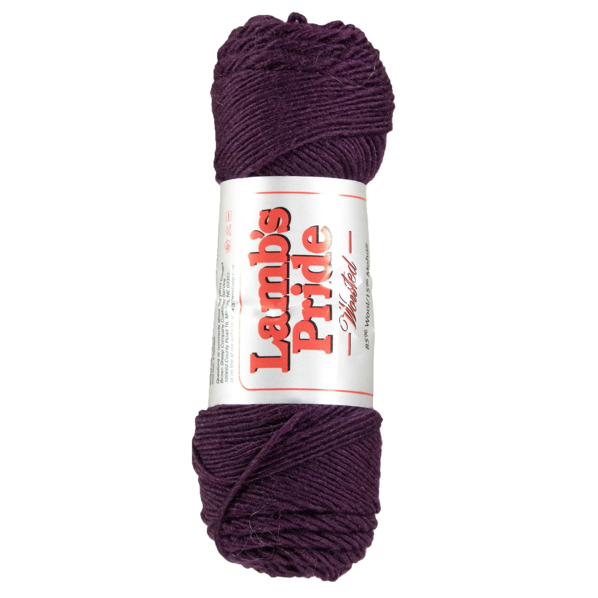 Brown Sheep Lamb's Pride Worsted Yarn - M166 - Plum Smoke