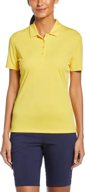 Callaway Women's Tournament Short Sleeve Golf Polo Shirt, Added Stretch, Moisture-Wicking, Sun Protection