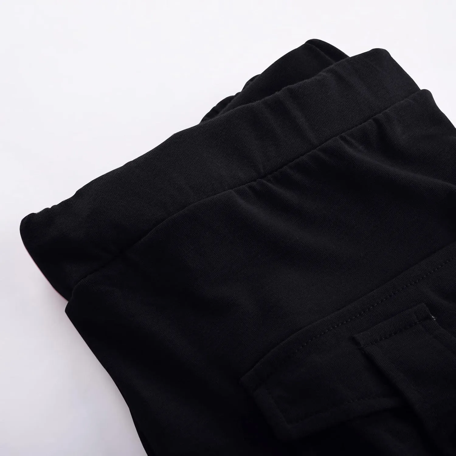 Capri Yoga Pants for Women Casual 2024 Summer Drawstring Elastic High Waist Pant Stretchy Cropped Trouser
