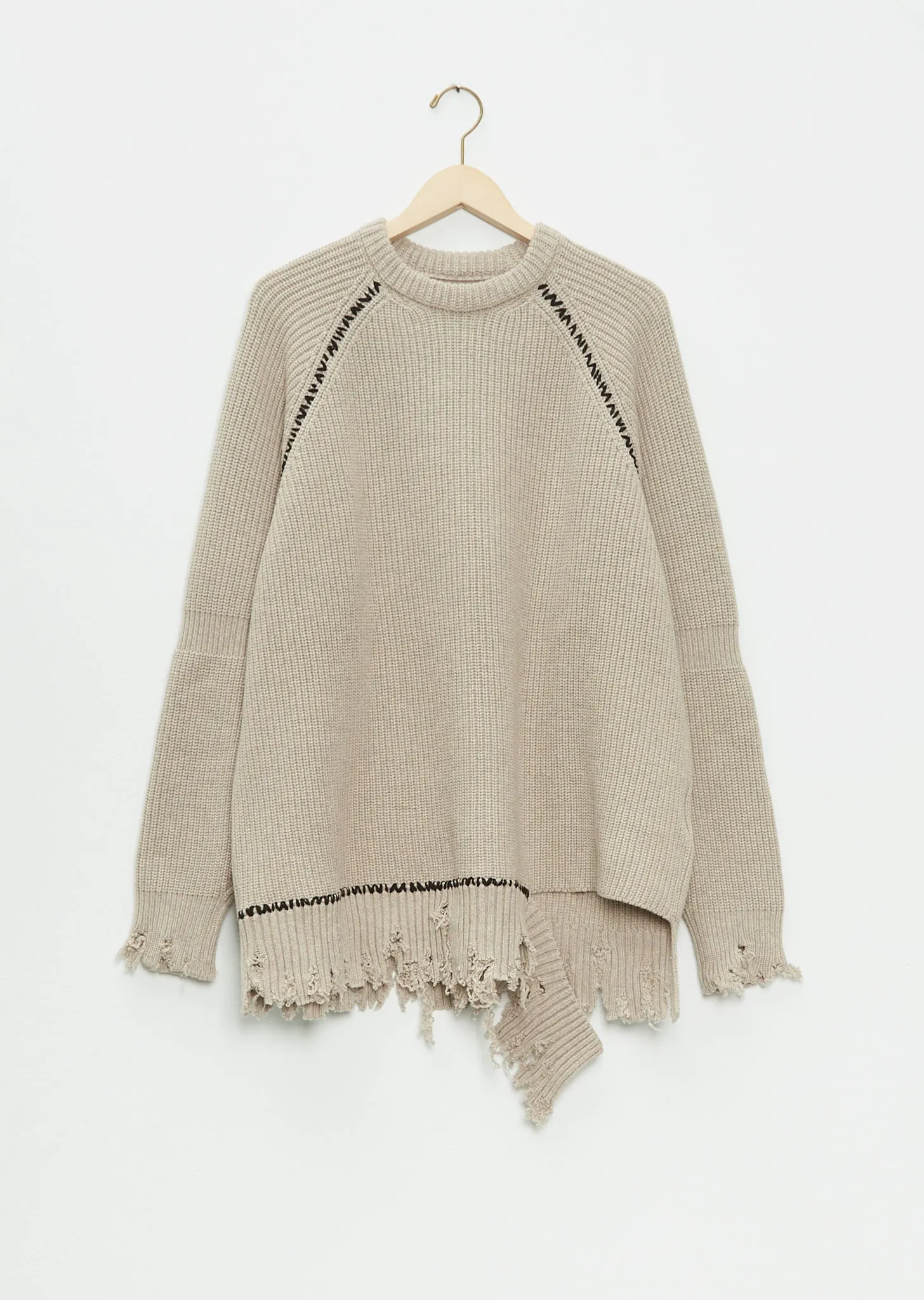 Cardigan Stitch Big Pull Over