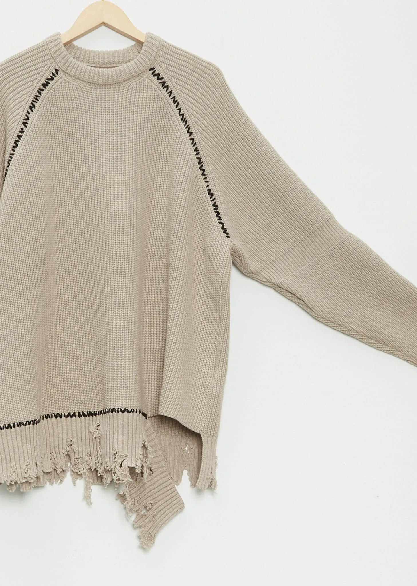 Cardigan Stitch Big Pull Over