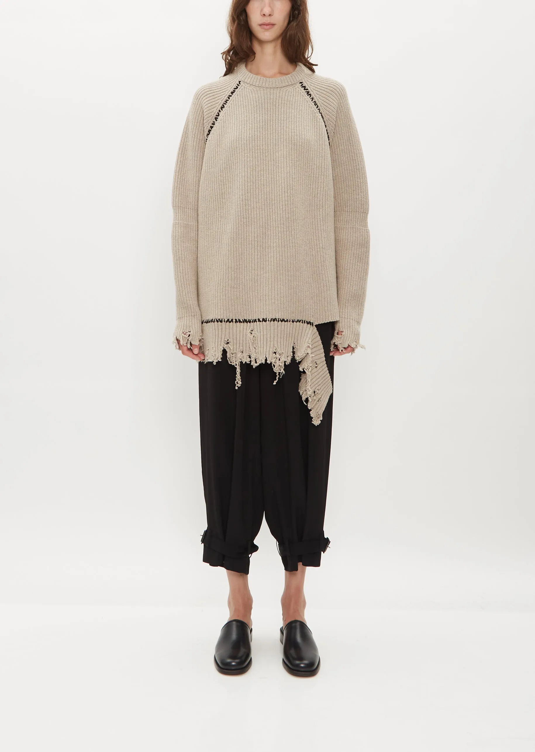Cardigan Stitch Big Pull Over