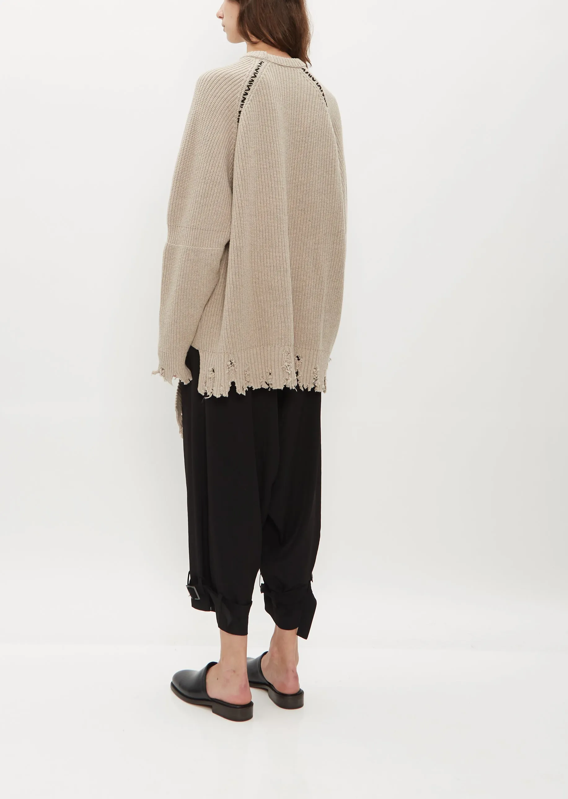 Cardigan Stitch Big Pull Over