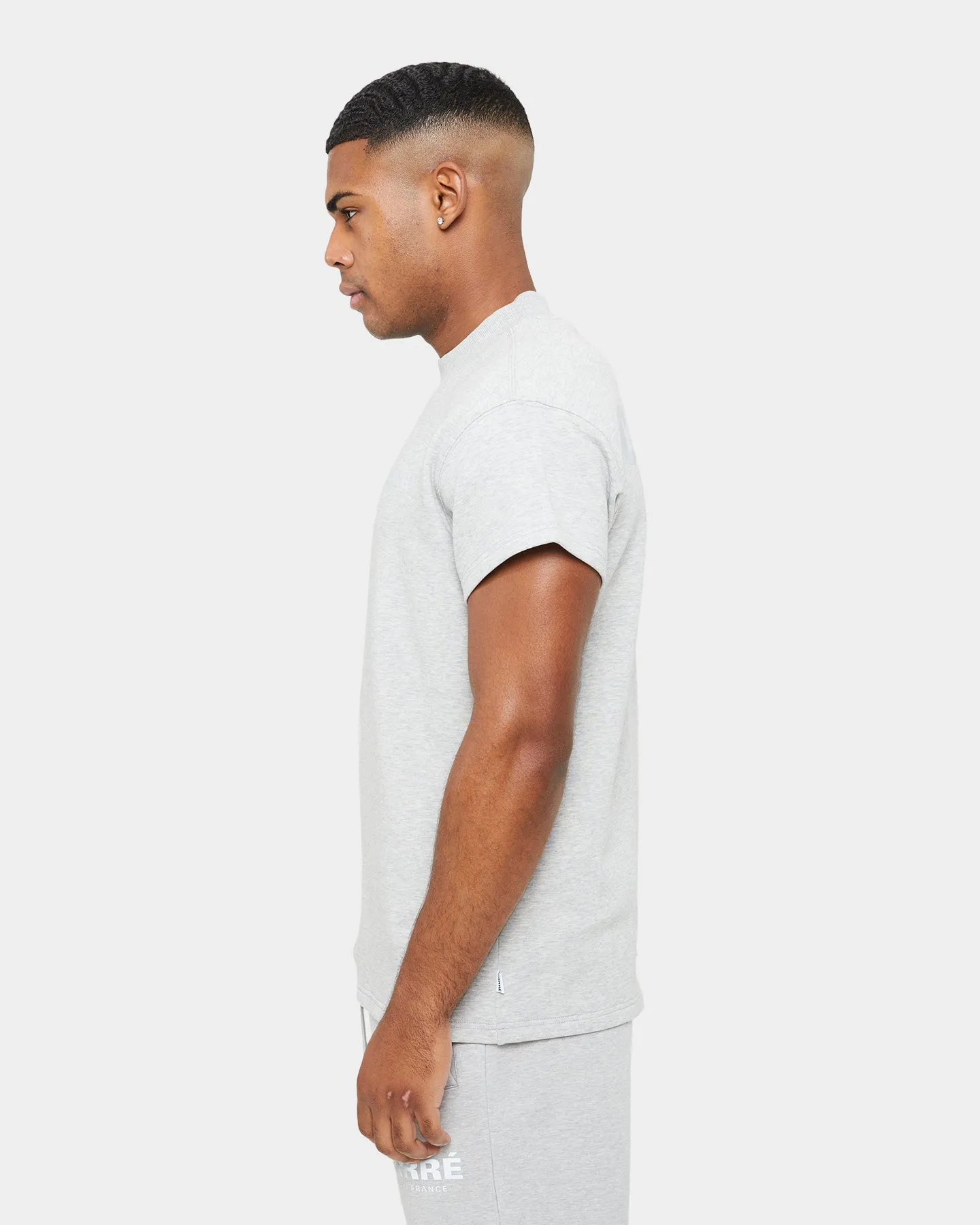 Carre Premium Motion Double Mockneck T-shirt Grey Marle
