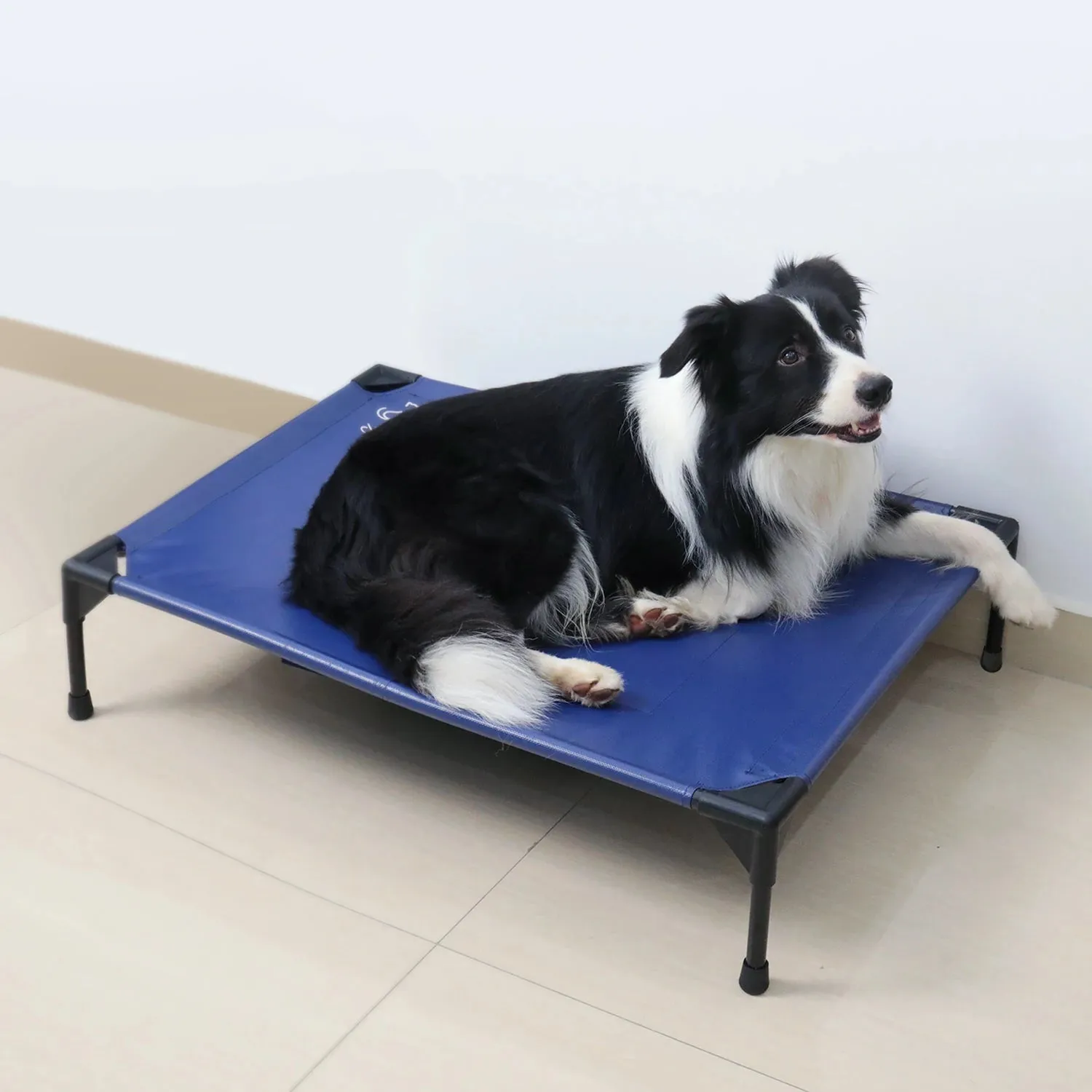 Cooling Elevated Dog Cot with Refillable Ice Pack