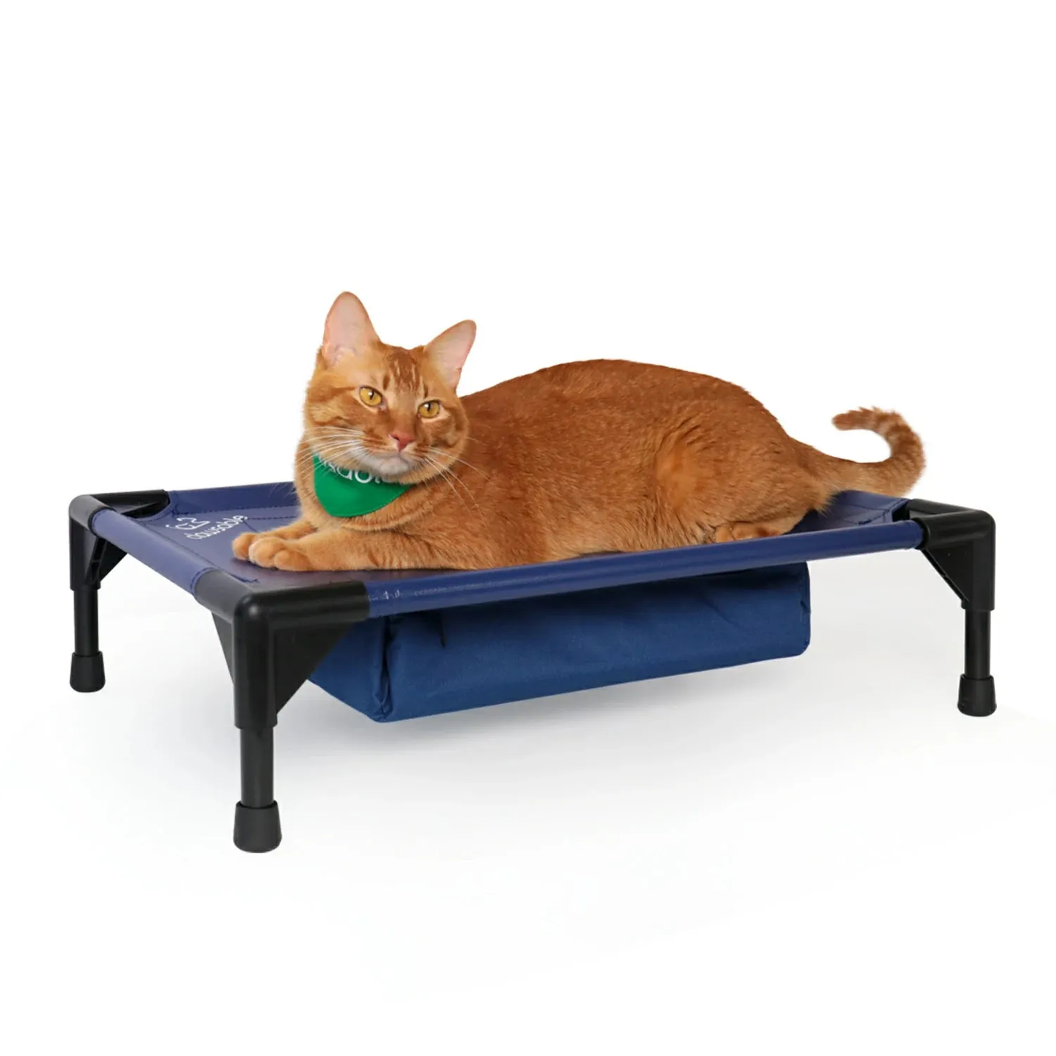 Cooling Elevated Dog Cot with Refillable Ice Pack
