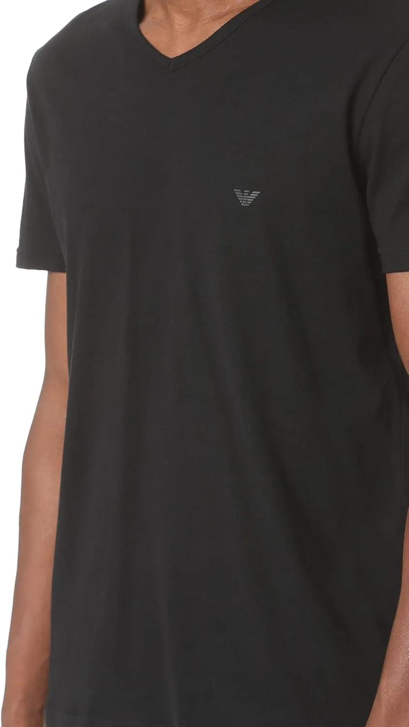Emporio Armani Men's 3-Pack Regular Fit V-Neck Undershirt