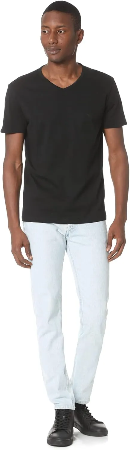 Emporio Armani Men's 3-Pack Regular Fit V-Neck Undershirt