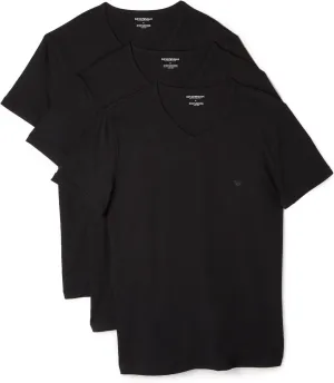Emporio Armani Men's 3-Pack Regular Fit V-Neck Undershirt