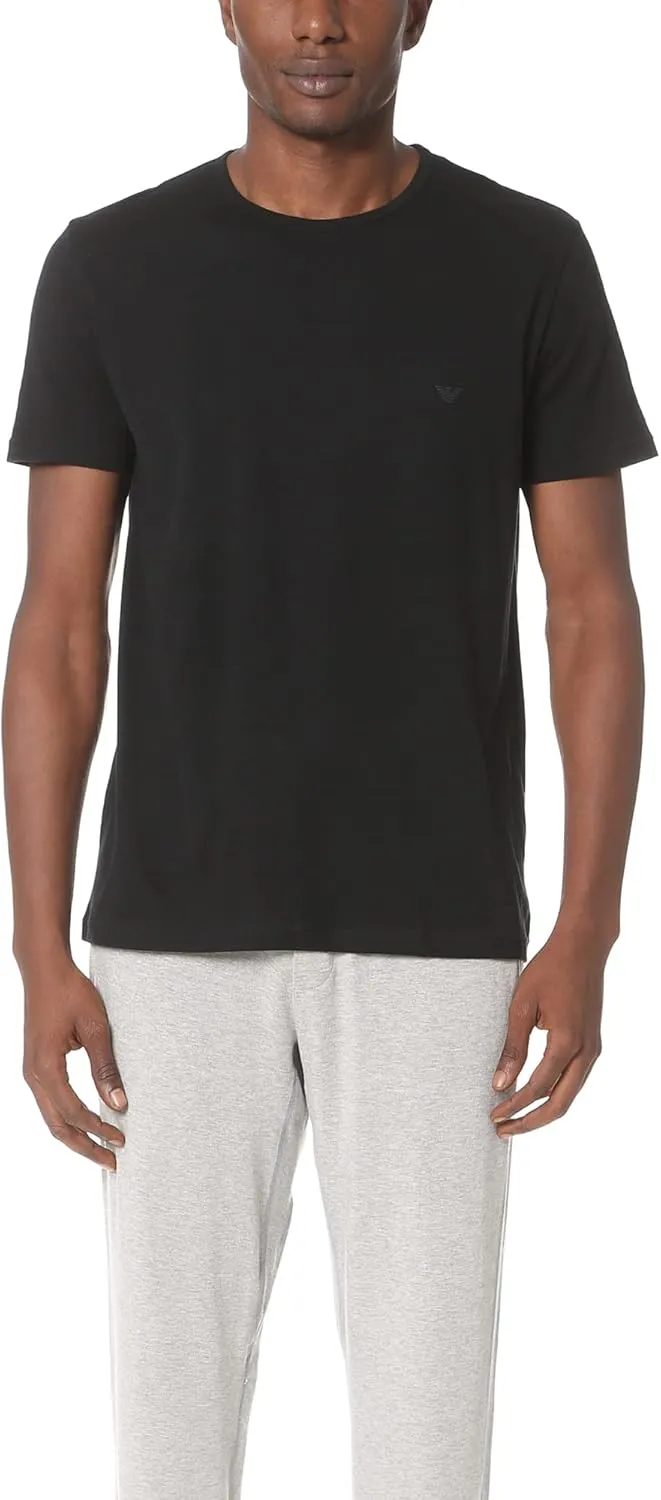 Emporio Armani Men's Cotton Crew Neck T-Shirt, 3-Pack