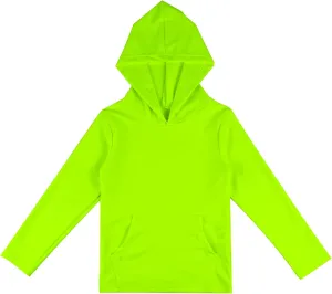ESTAMICO Boys Hooded Rash Guard Shirts Kids Long Sleeves Quick Dry Surf Shirt UPF 50  Sun Protection Swimwear for 2-12 Years