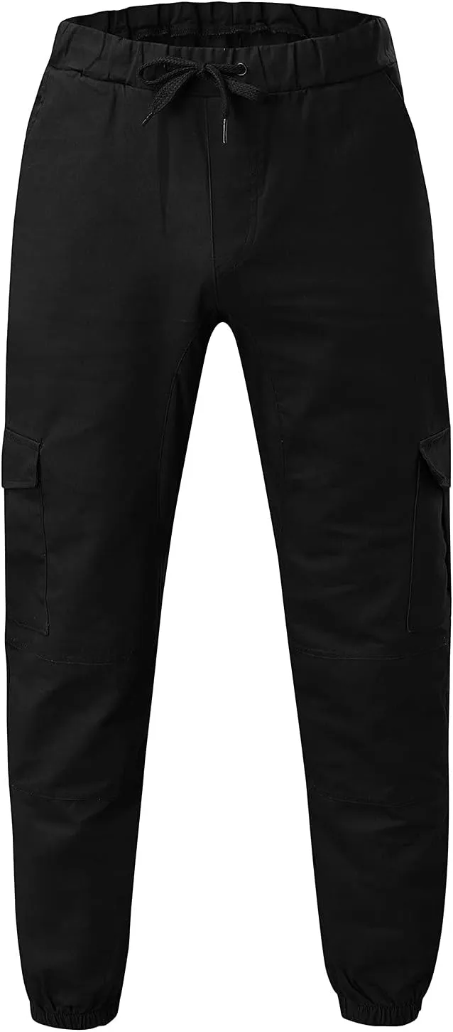 GIERIDUC Straight Leg Cargo Pants for Mens Gymnastics Equipment for Men Workout Clothes for Men Gym Men's Cotton Sweatpants