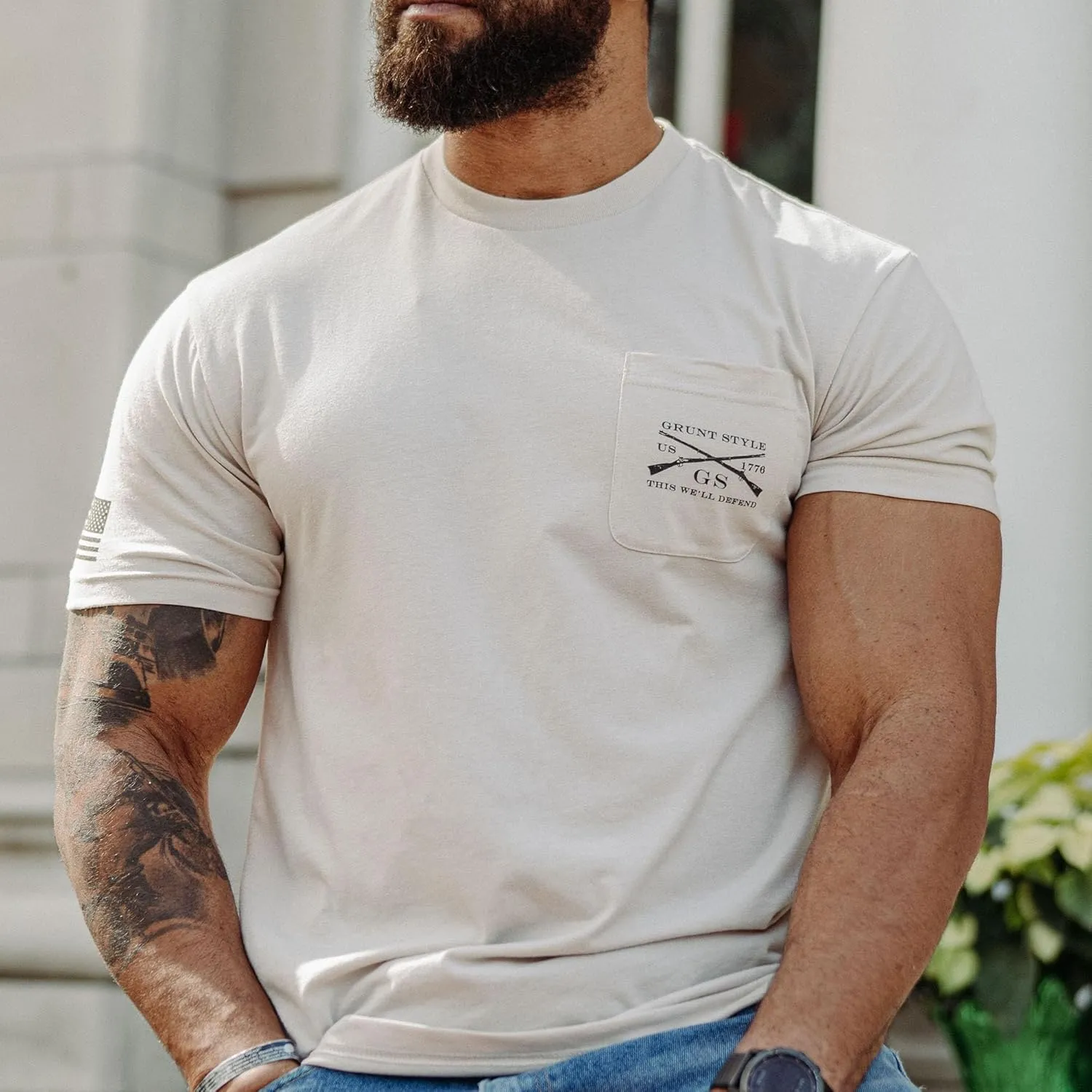 Grunt Style Pocket Basic Men's T-Shirt