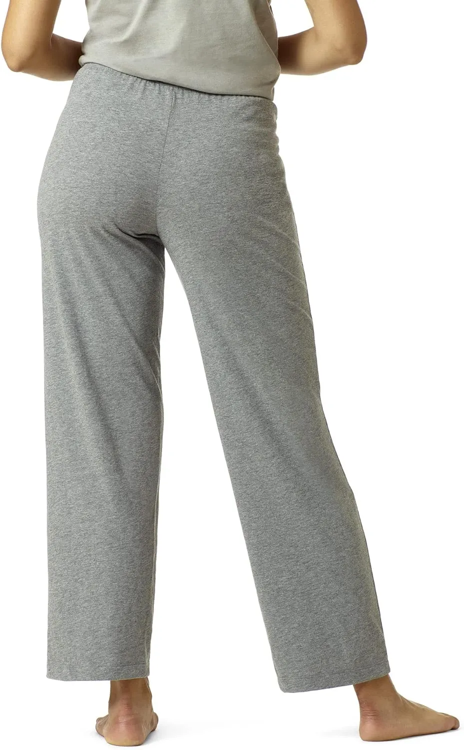 HUE Women's Long Sleepwell Basic Printed Knit Performance Sleep Pajama Pant, Made with Temperature Regulating Technology
