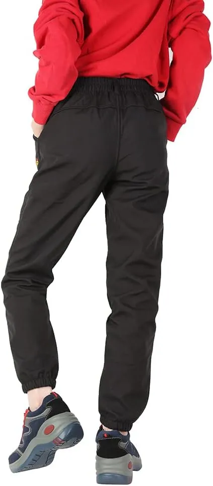 Jingle Bongala Kids Youth Waterproof Hiking Pants Fleece Lined Elastic Waist for Boys Girls Snow Pants Insulated