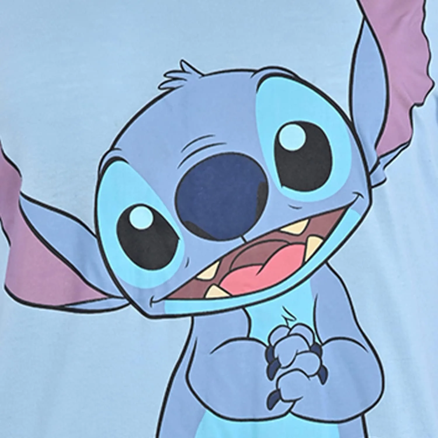 Ladies Lilo and Stitch Shirt - Ladies Classic Lilo and Stitch Long Sleeve Top with Sleeve Prints