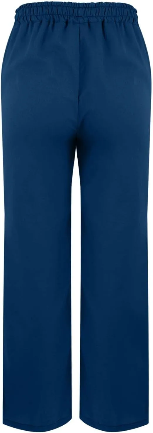 Linen Pants for Women Summer High Waist Elastic Straight Leg Lounge Pant Casual Loose Lightweight Beach Trousers 2025