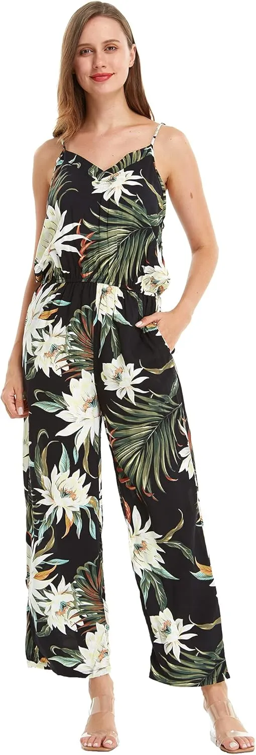 Matchable Family Hawaiian Luau Men Women Girl Boy Clothes in Wispy Cereus Black