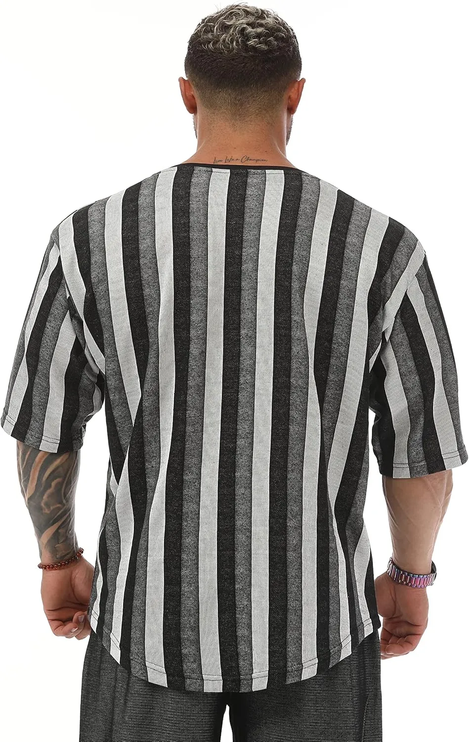 Men's Active T-Shirt Wide Cut Rag Top