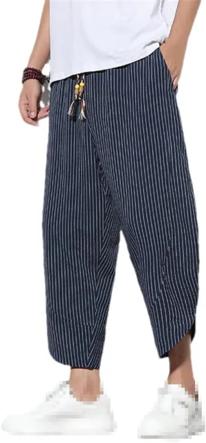 Men's Ankle-Length Pants Solid Harem Pants Casual Hip Hop Joggers High Street Trousers
