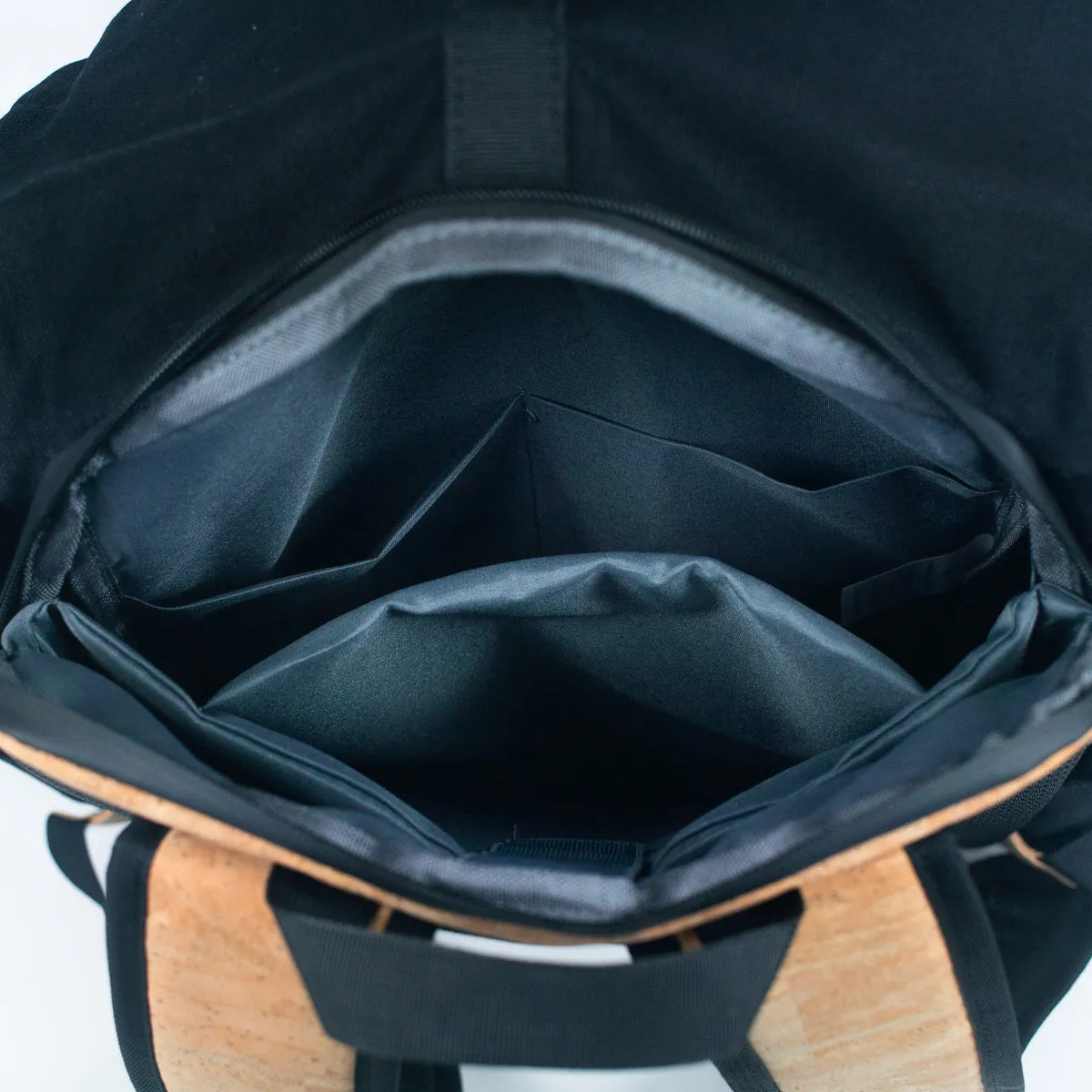 Men's Cork and Canvas Fusion Laptop Commuter Backpack BAG-2286