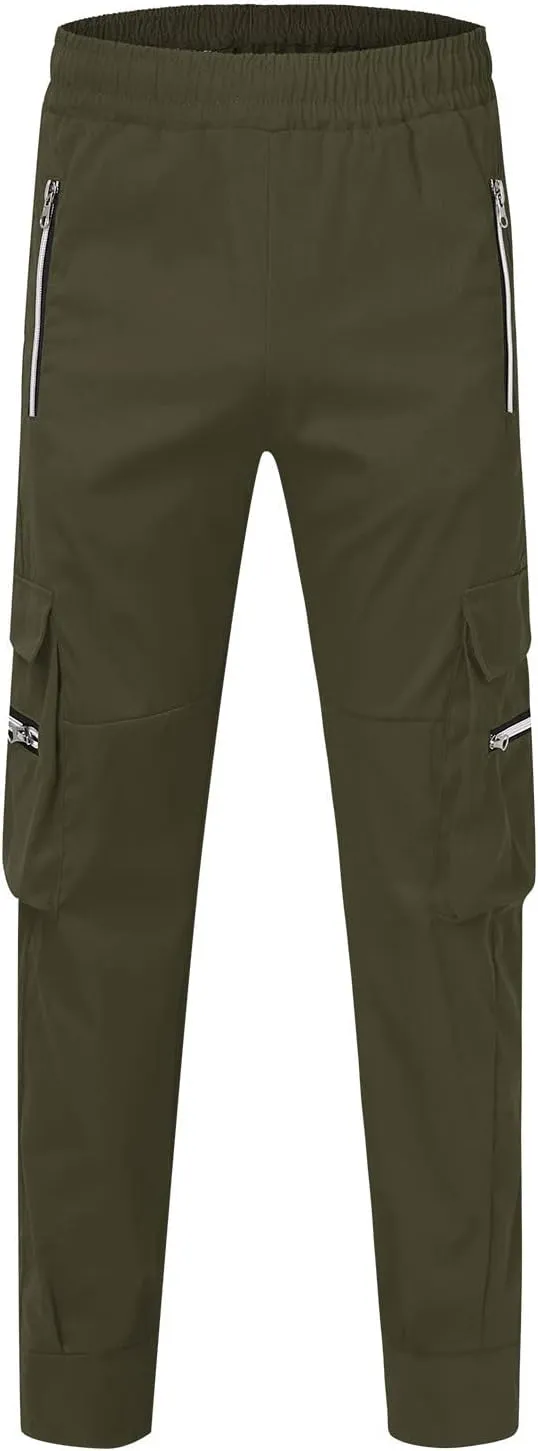 Men's Wide Leg Flare Sweatpants Slim Fit Stretch Pants for Men Skinny Fit Black Slacks Men Men's Sports Track Pants
