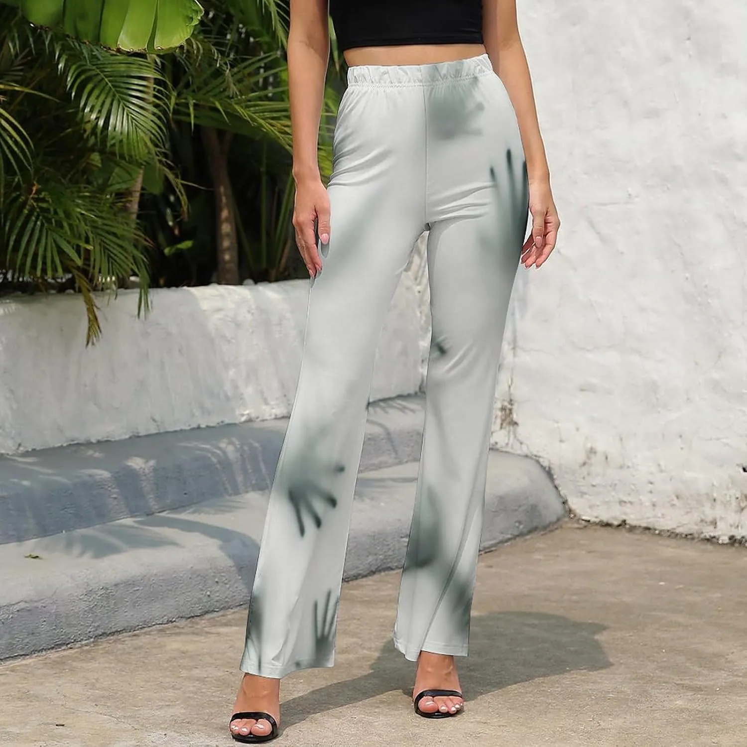 Nugier Women Bell Bottom, Wide Leg Flare Pants Palazzo Trousers Long Pants (XS-XL)