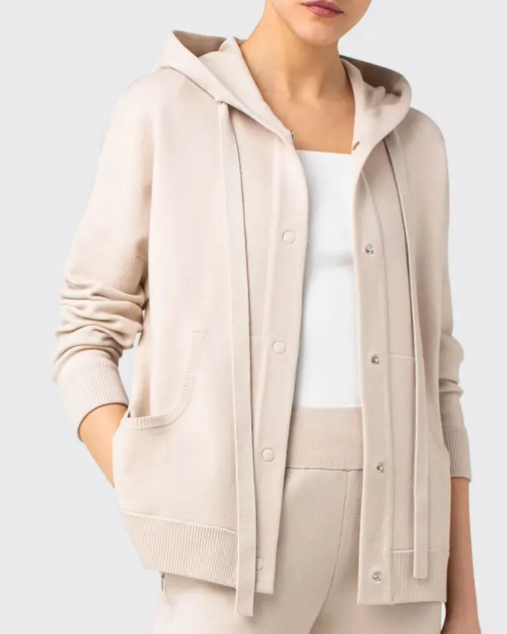 Oat Knit Hoodie
