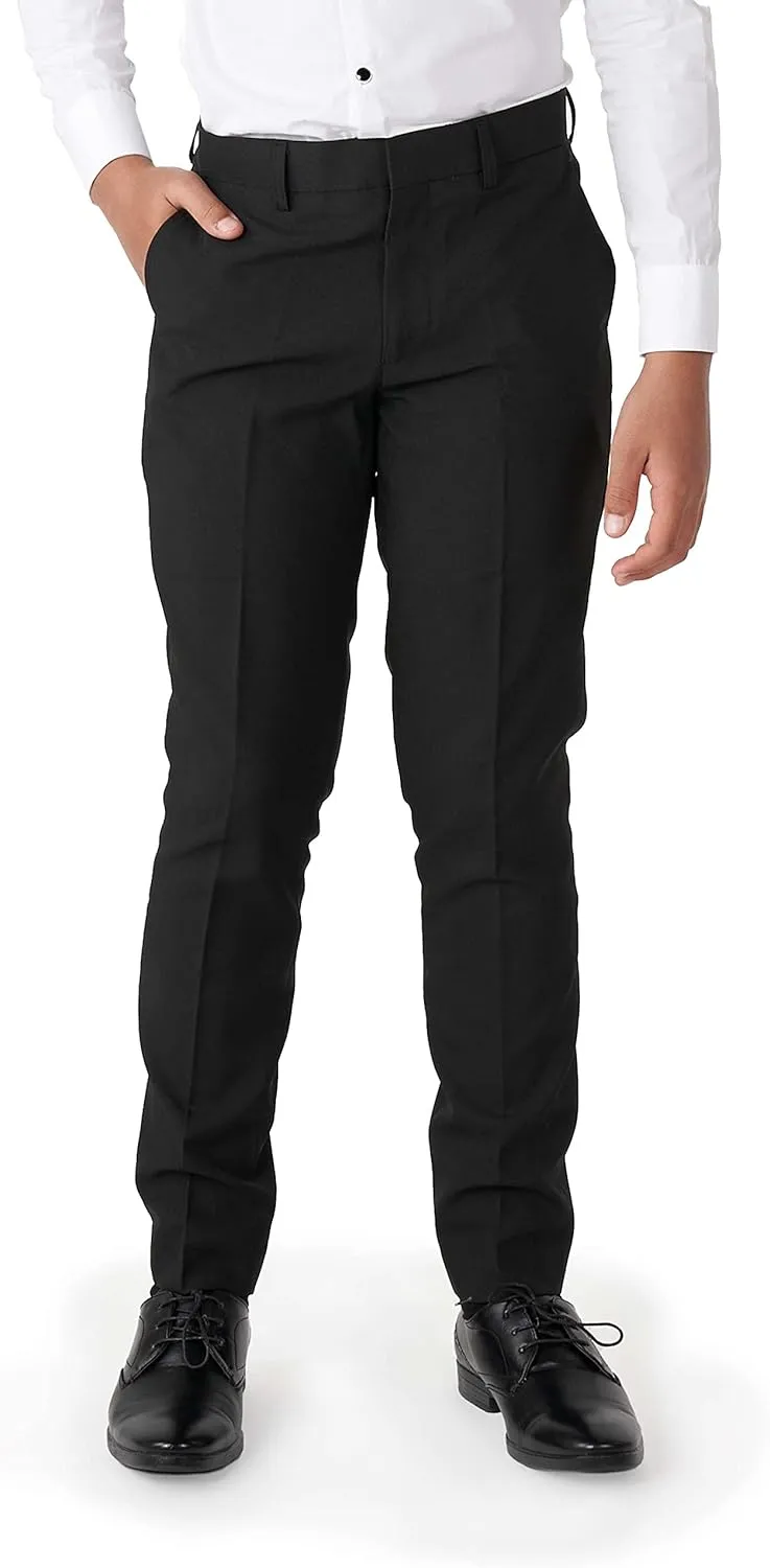 Opposuits Teen Boys Formal Outfit - Premium Tuxedo Suit - Slim Fit - Includes Blazer, Pants and Bow Tie