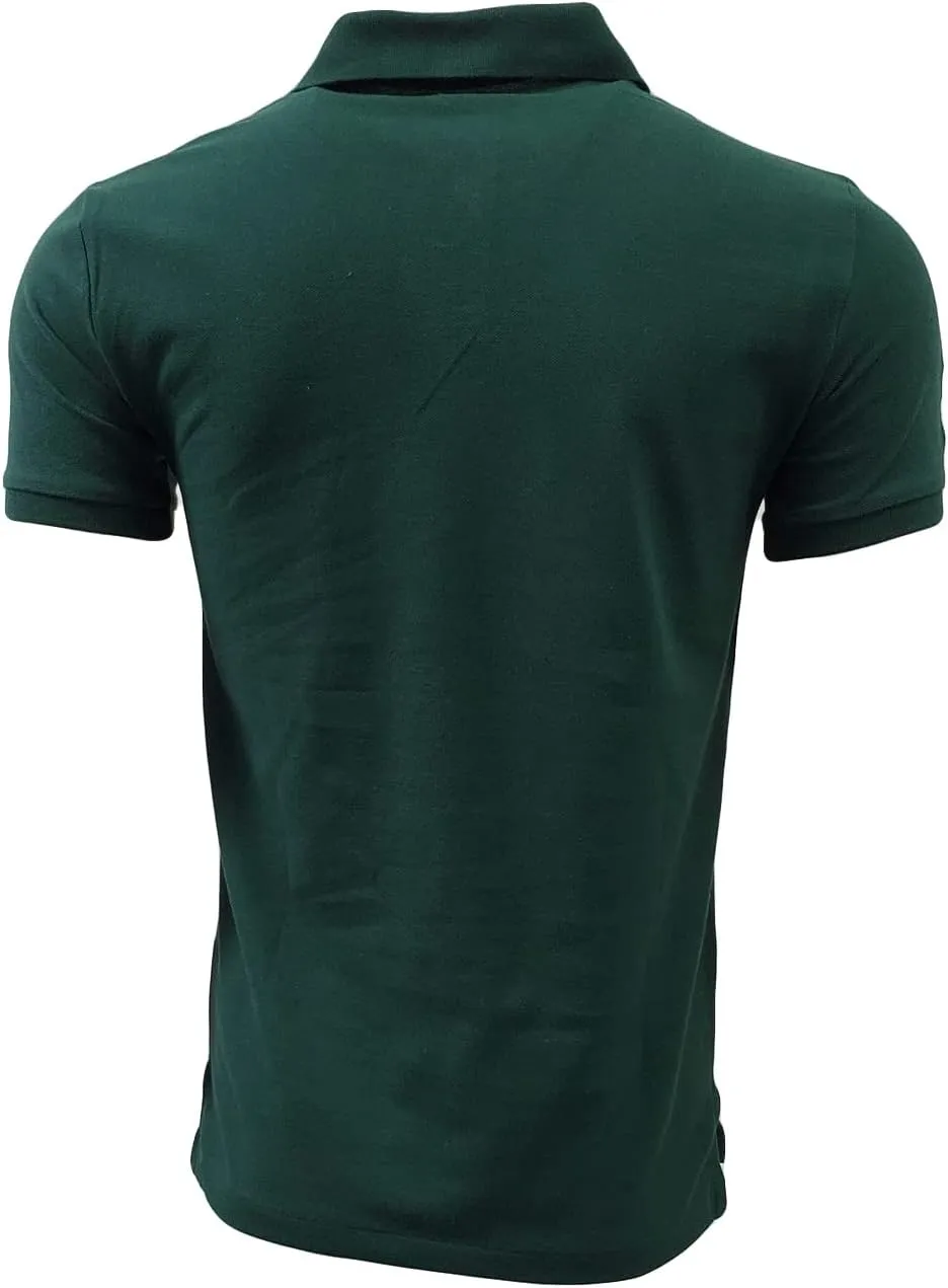 Polo Ralph Lauren Mens Custom Slim Fit Big Pony Logo Polo Shirt