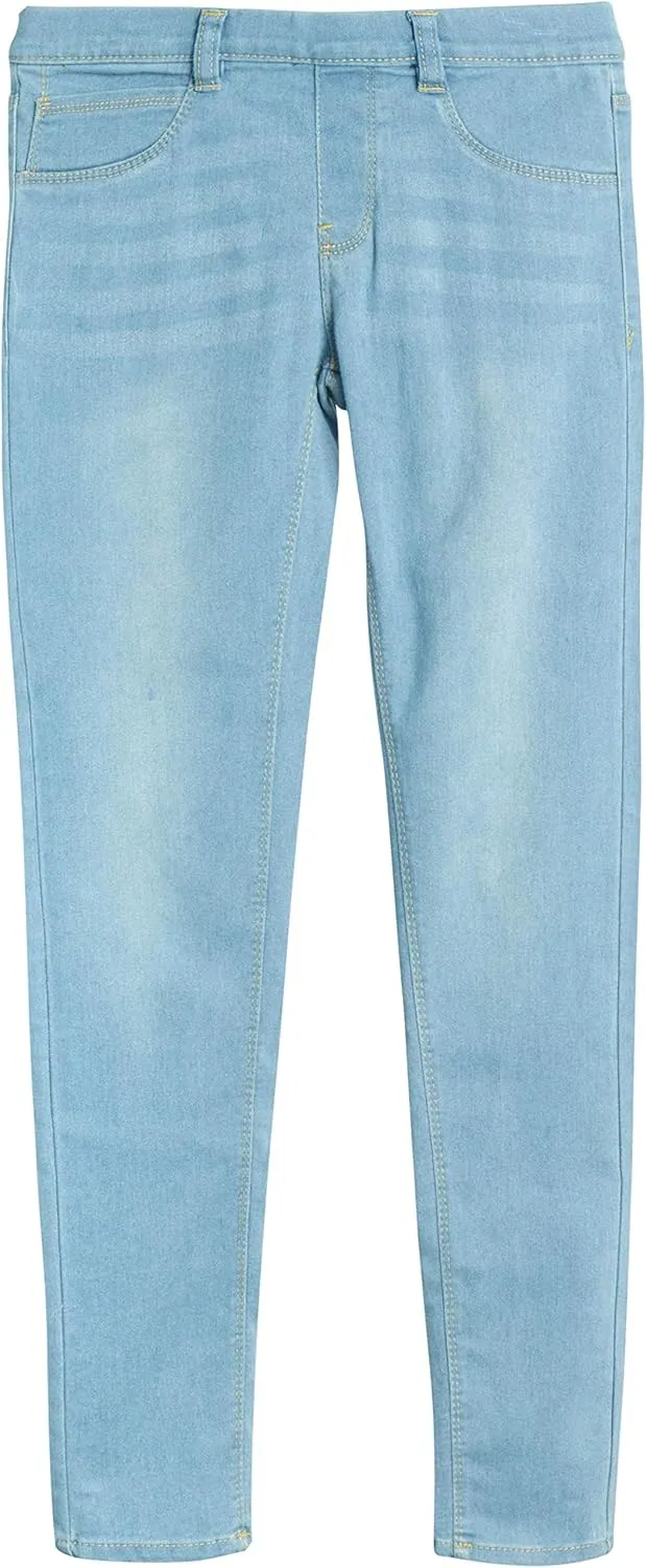 Real Love Girls Jeggings  2 Pack Stretch Denim Pull-On Skinny Jeans Leggings (7-16)