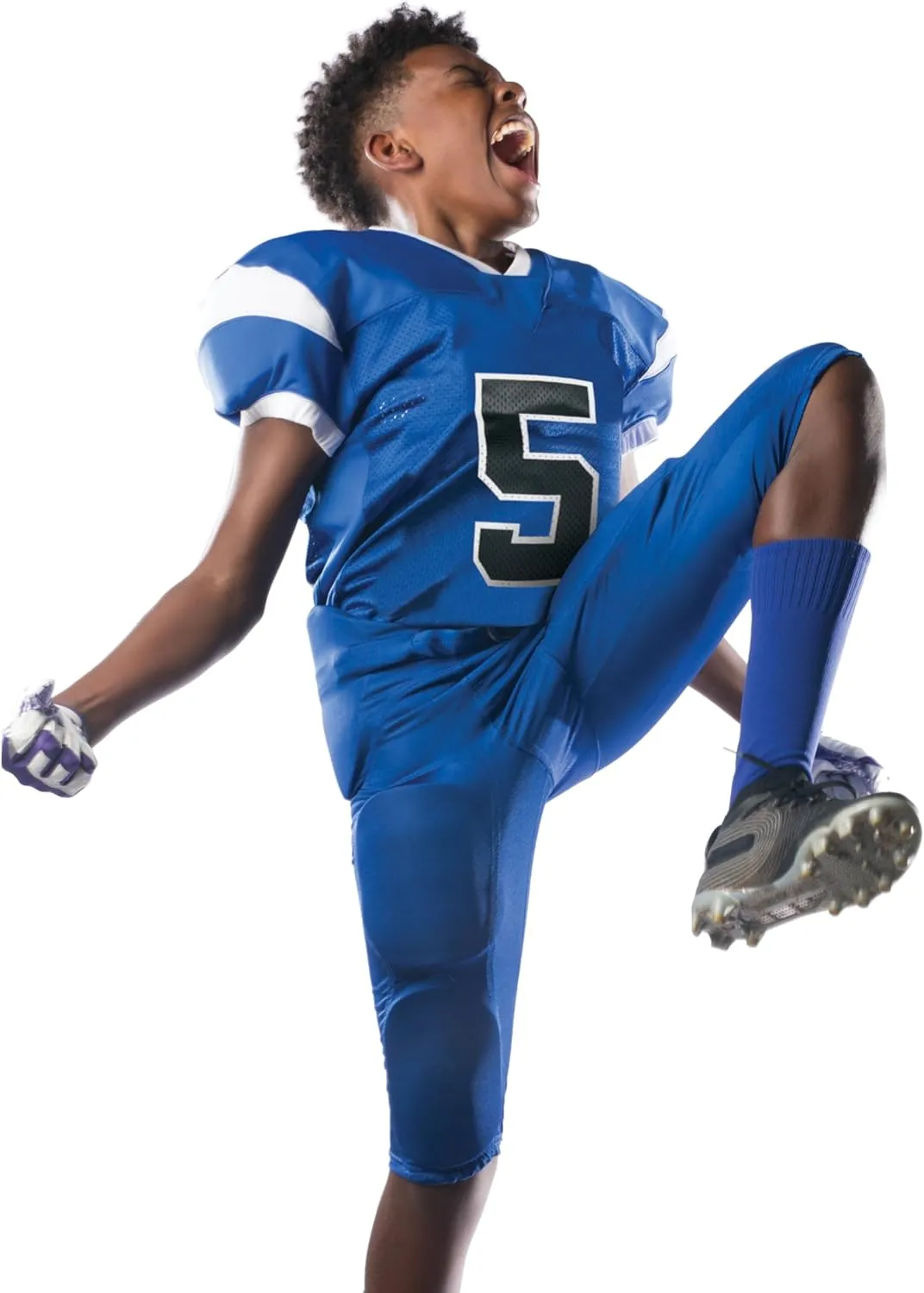 Russell Athletic Boys Youth Integrated 7-Piece Pad Football Pant