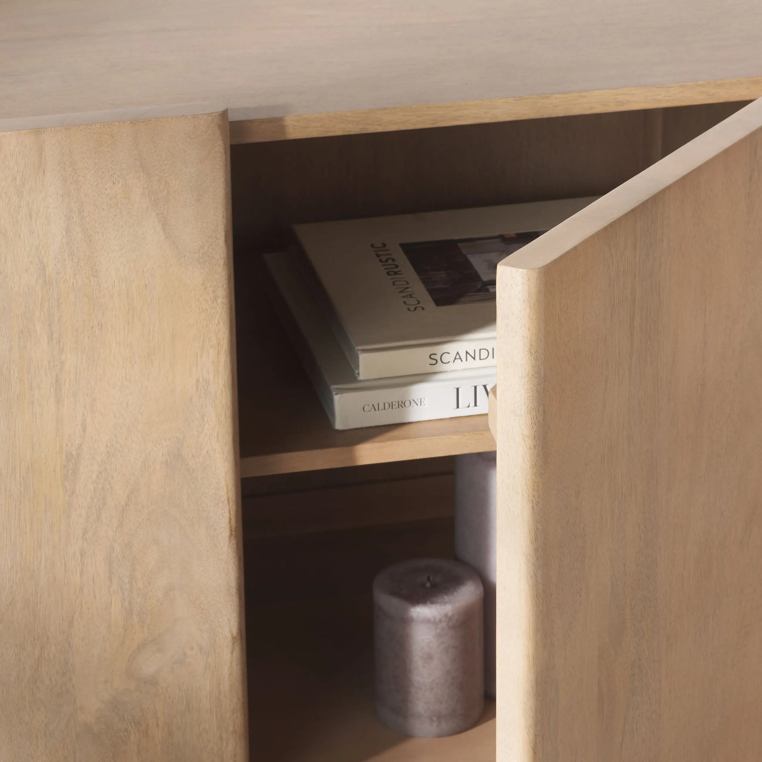 Safavieh Couture Howie 4 Door Wood Sideboard, SFV8300