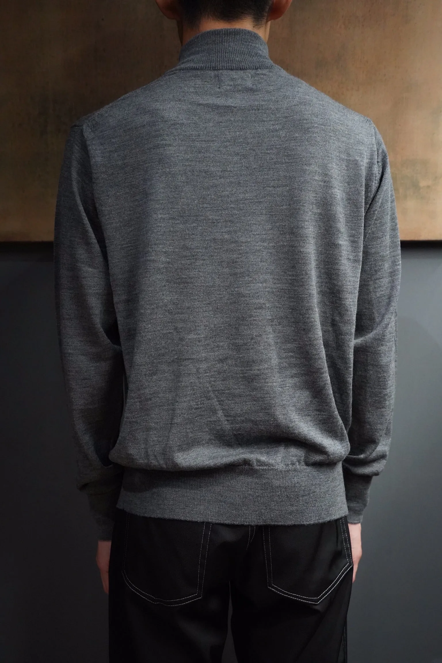 Standard Mockneck Knit (GRAY)