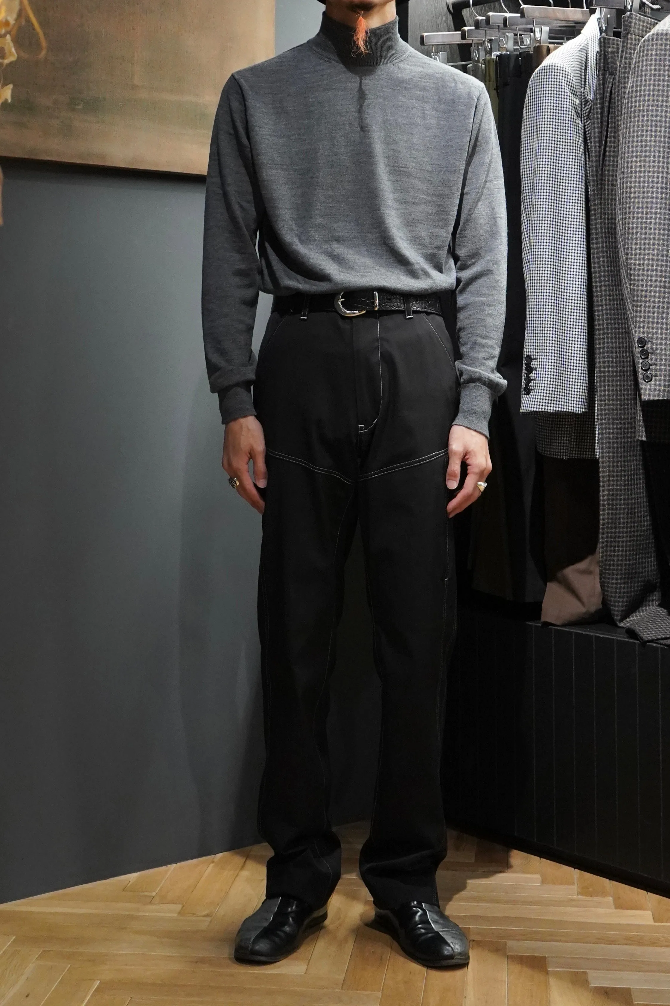 Standard Mockneck Knit (GRAY)