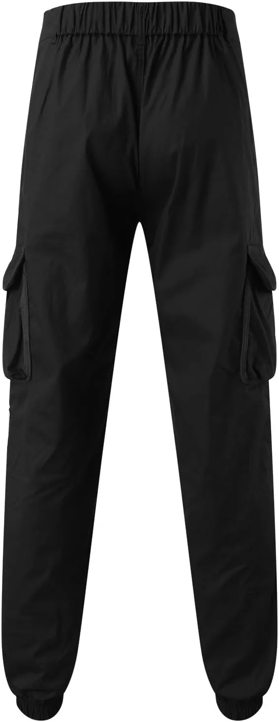 Sweatpants for Men Loose Fit Dress Pants for Men Stretch Waist Match Mens Wild Cargo Pants Corduroy Baggy Pants Mens