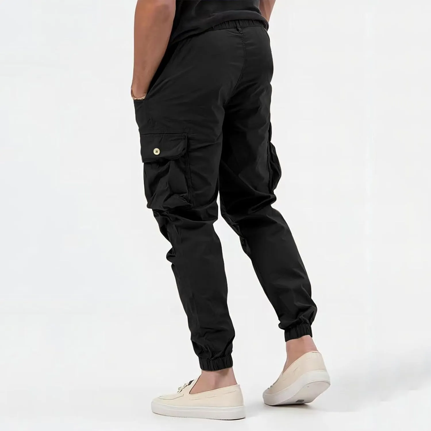 Sweatpants for Men Loose Fit Dress Pants for Men Stretch Waist Match Mens Wild Cargo Pants Corduroy Baggy Pants Mens