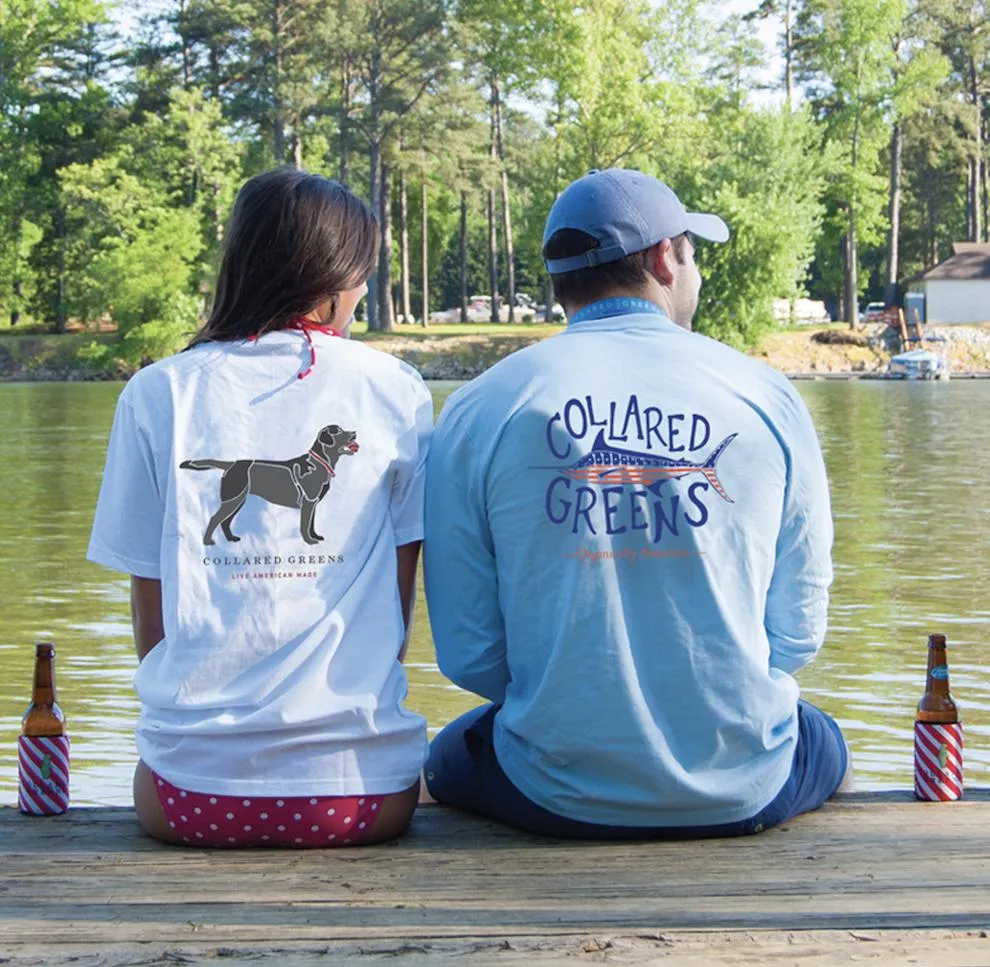 Tarpon Badge: Short Sleeve T-Shirt - Coral