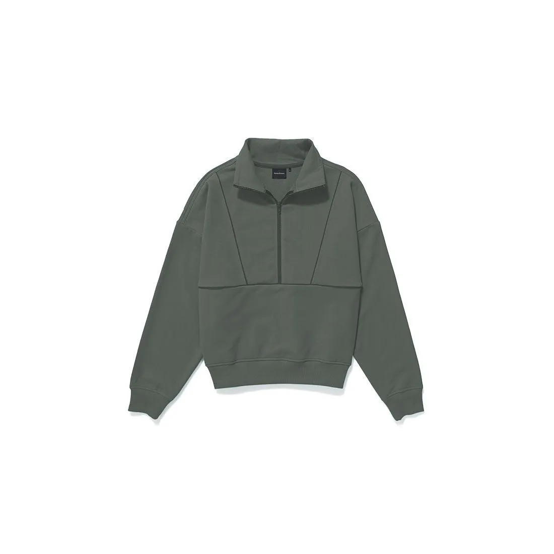 Terry Half Zip Pullover (Gunmetal)