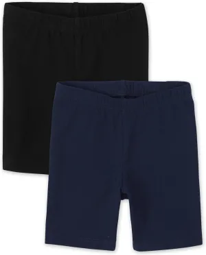 The Children's Place Baby Girls' and Toddler Solid Bike Shorts