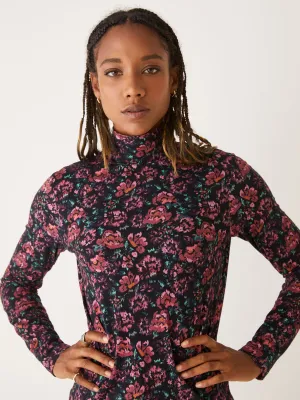 The Long Sleeve Mockneck in Currant
