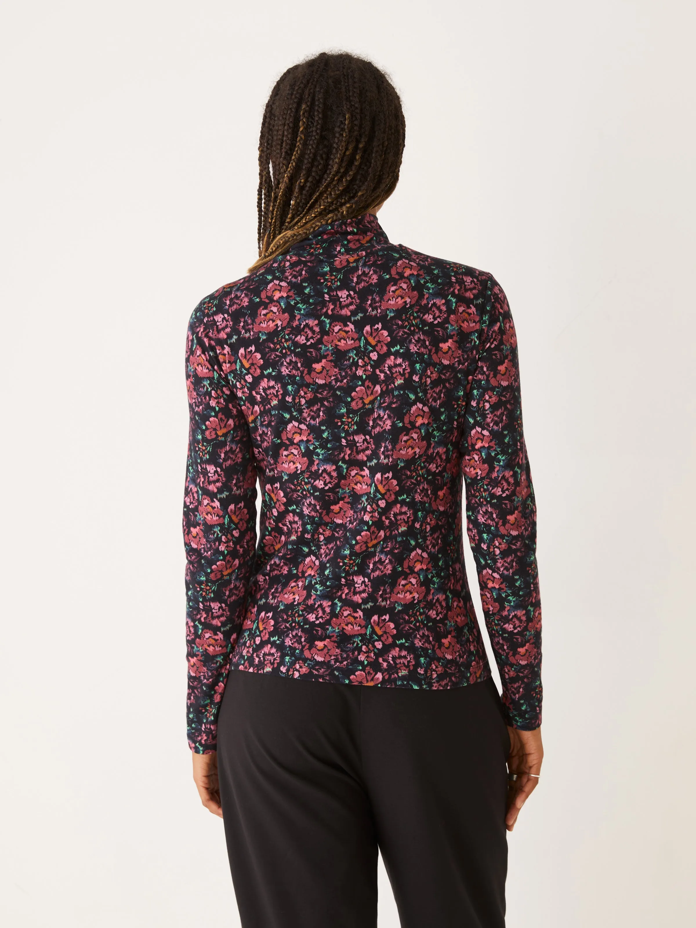 The Long Sleeve Mockneck in Currant