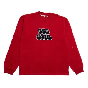 Triple 5 555 Soul Blowup Mockneck - Burgundy