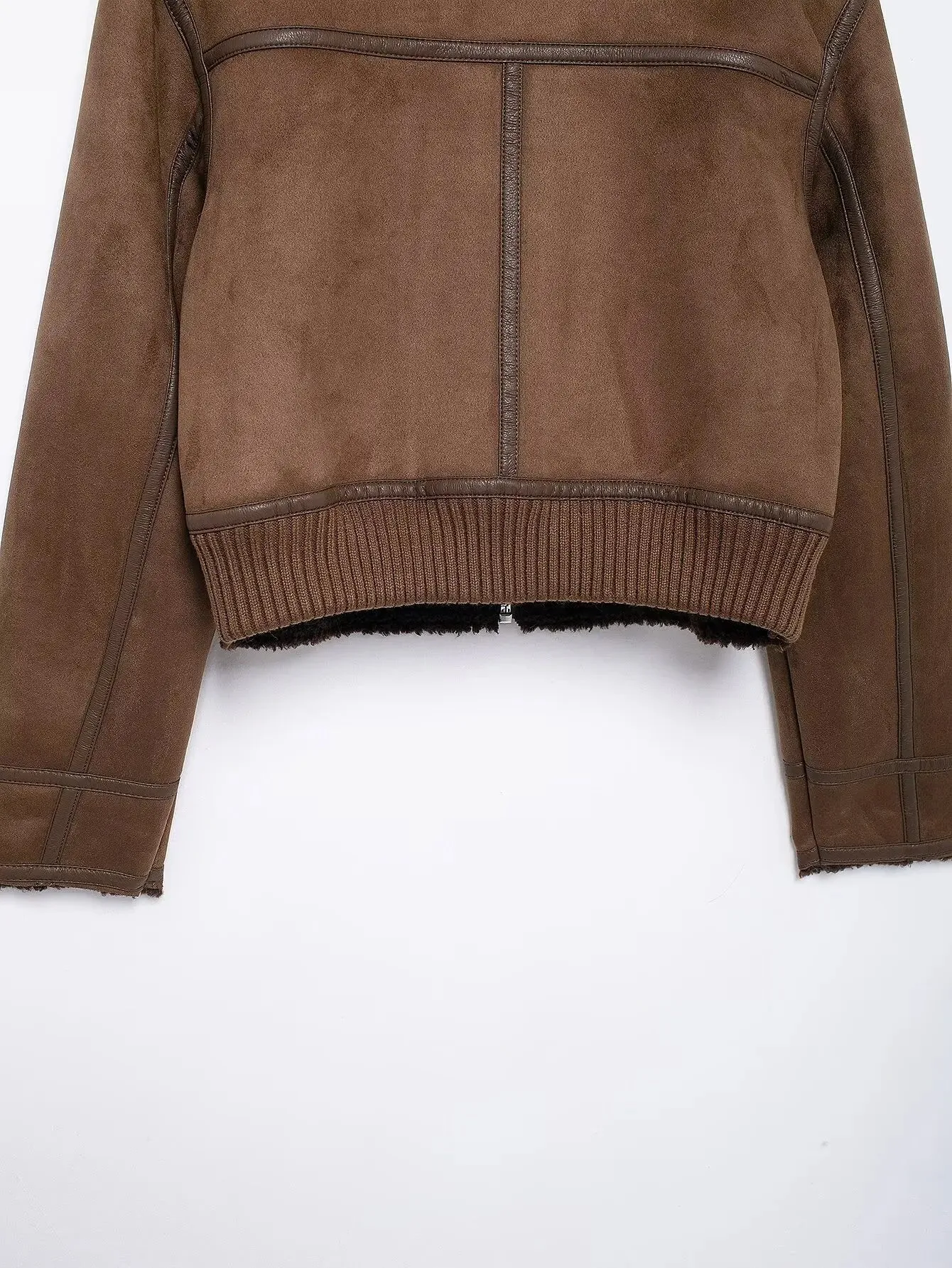 Turn Down Collar Reversible Jacket