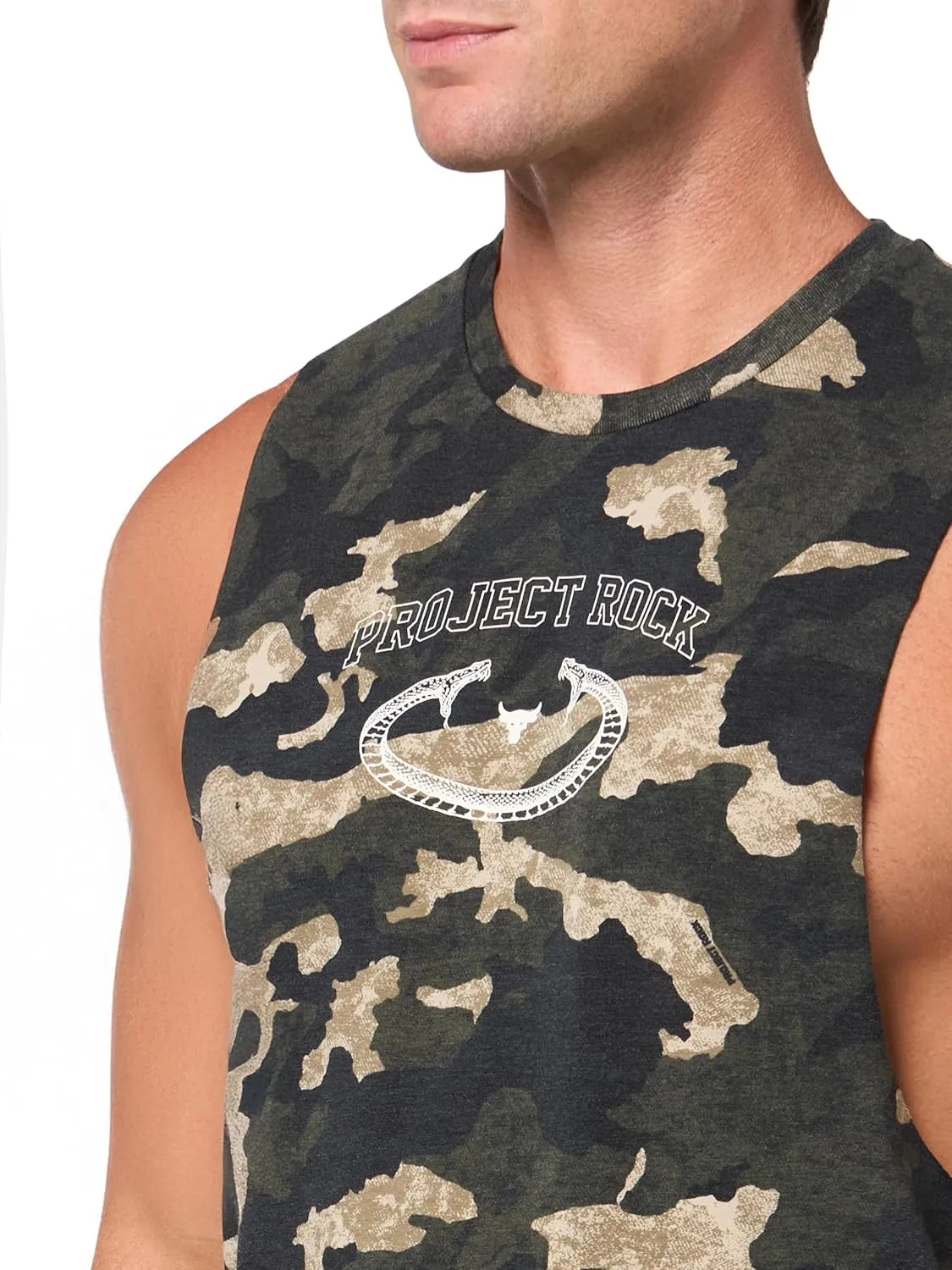 Under Armour Men's Project Rock Camo Tank
