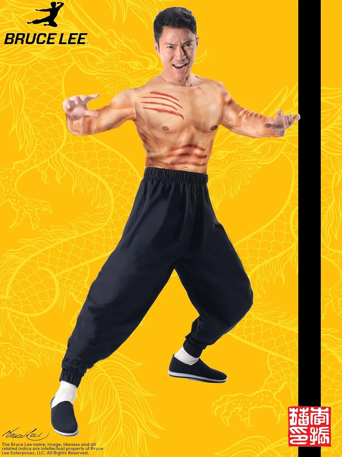UNDERWRAPS BRUCE LEE Officially Licensed Halloween Costumes - Couples and Groups Costumes